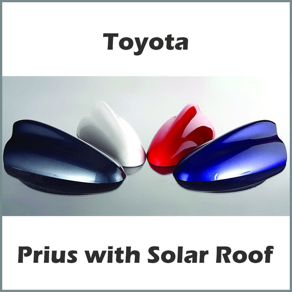 Toyota Prius with Solar Roof Shark Fin Antenna